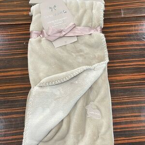 Cozy Tan Plush Throw Blanket